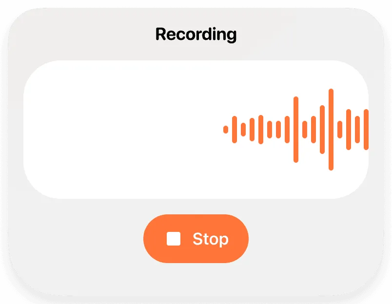 Stop button